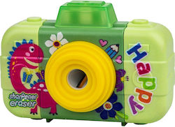 Centrum Pencil Sharpener And Eraser Camera Light Green 80126