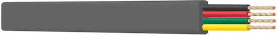 Rundes Telefonkabel RJ11 6P4C 100m Schwarzes (01.037.0112)