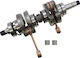 Wsm Complete Crankshaft Set Bearings-Flanges General 010-1017wsm