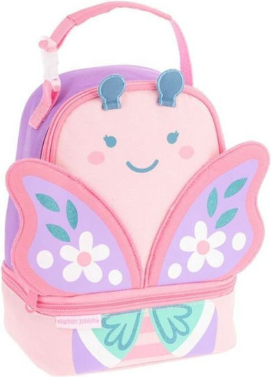 Stephen Joseph Pal School Insulated Lunch Bag Beige 17x14x24cm