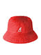 Kangol Stoffartiges Herrenhut Bucket Rot