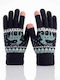 Schwarze Damen Gestrickte Handschuhe