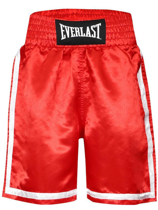 Everlast Competition Boxing Shorts Red White