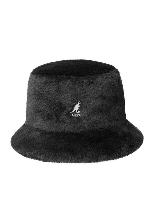 Kangol Дамска Furry Кофа Шапка Черна