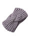 Unisex Stirnband Aus Strick in Grau Farbe