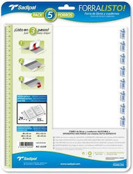 Sadipal Transparent Book Cover 5 Pieces Sadipal Transparent Book Cover 5 Pieces
