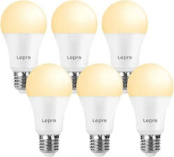 Lepro LED Glühbirnen 13W 116mm für E27 Sockel und Form A60 Warmweiß 1521lm 6 Stück Lepro LED Glühbirnen 13W 116mm für E27 Sockel und Form A60 Warmweiß 1521lm 6 Stück