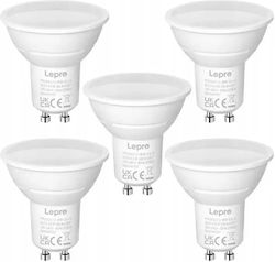 Lepro Becuri LED 4.5W GU10 Alb Cald 5 Bucăți Lepro Becuri LED 4.5W GU10 Alb Cald 5 Bucăți