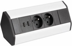 Design Light Πολύπριζο 2 Θέσεων με Καλώδιο 1.8m Design Light Πολύπριζο 2 Θέσεων με Καλώδιο 1.8m