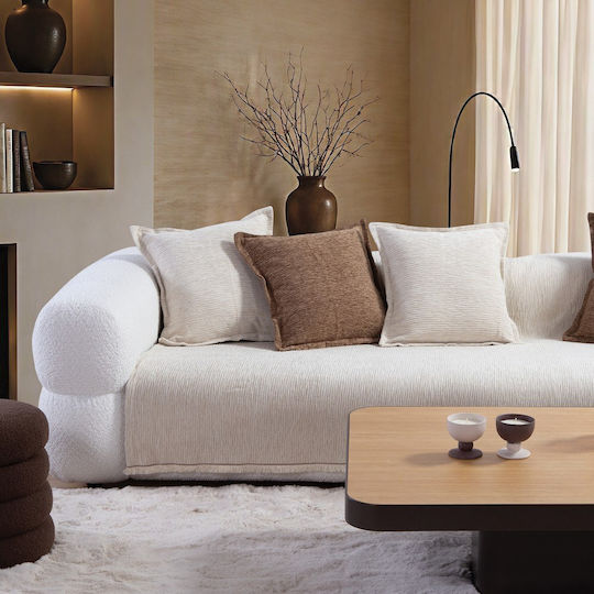 Nef-Nef Homeware Venezia Покривало за фотьойл 170x180см Екрю