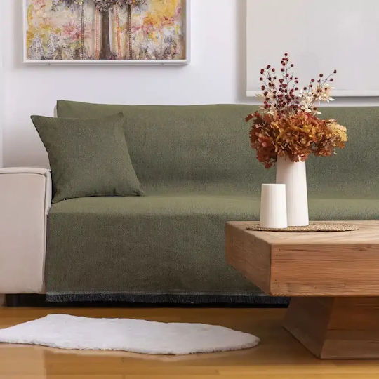 Borea Borea Three-Seater Sofa Throw Two Sides 180x300cm Petrol Blue