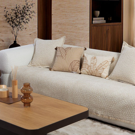 Nef-Nef Homeware Decore Покривка за фотьойл 170x180см Екрю