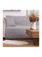 Borea Three-Seater Sofa Throw Chenille 180x300cm Grey