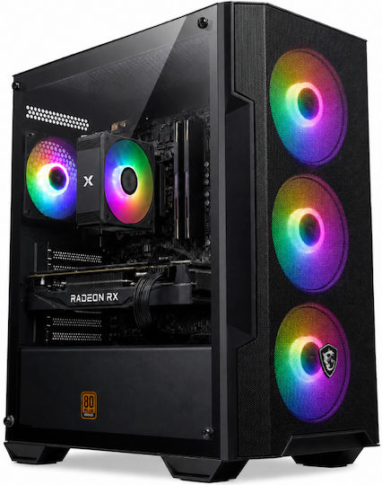 Vengeance Yone-V96 MSI Edition Gaming Desktop PC Ryzen 7-5700X 16GB DDR4 512GB SSD Radeon RX 9060 Kein Betriebssystem