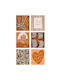 Canvas Painting Art Set 6 Pieces 651mrt2278 20x30cm Multi Wallity Vertical Canvas