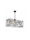 NG Santas Deckenleuchte Bronze Schiene 70x70cm