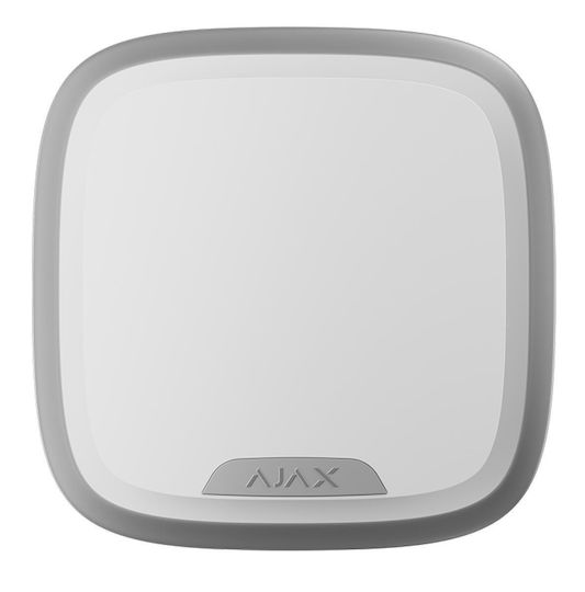 Ajax Systems Street Безжична Сирена за Аларма За Външен Монтаж с Бяла Светлина