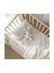 Borea Set Baby Crib Sheets Flannel Woods Pink 120x160cm