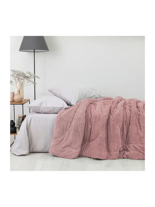 Borea Bettdecken-Set Einzel 160x220 cm Cozy Rosa