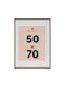 Wall Frame 50x70 A-s Manu Brown 206460g 51.6x1.8x71.6 MDF