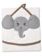 Ramel Baby-Badetuch mit Kapuze Ecru 80x75cm