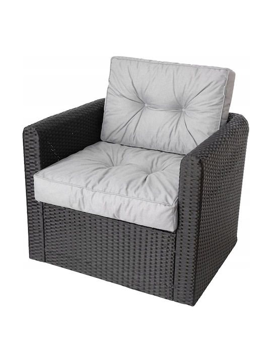 Garden Chair Cushion Kaja Popielaty 59x59cm