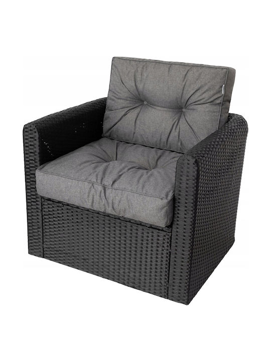 Garden Chair Cushion Kaja Graphite 59x59cm
