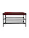 Taburet Camera De Zi Burgundy 75x30x47cm