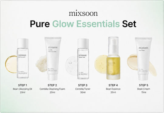 Mixsoon Pure Glow Essentials Set Комплект за грижа за блясък 5 бр