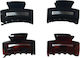 Ro-Ro Accessories Щипка за Коса Черна Мат