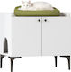 Katzenbett Haus Konsole 893ran5785 70x45x61,8cm Weiß