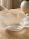 Keskor Dekorative Schale Glas Transparent 22x22x6cm
