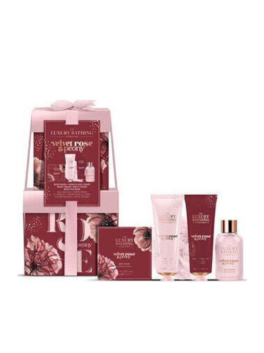 The Luxury Bathing Company Rose & Peony Σετ Περιποίησης για Καθαρισμό Σώματος