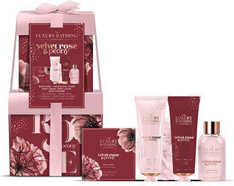 The Luxury Bathing Company Rose & Peony Σετ Περιποίησης για Καθαρισμό Σώματος