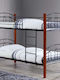 Kids Bed Bunk Single Black
