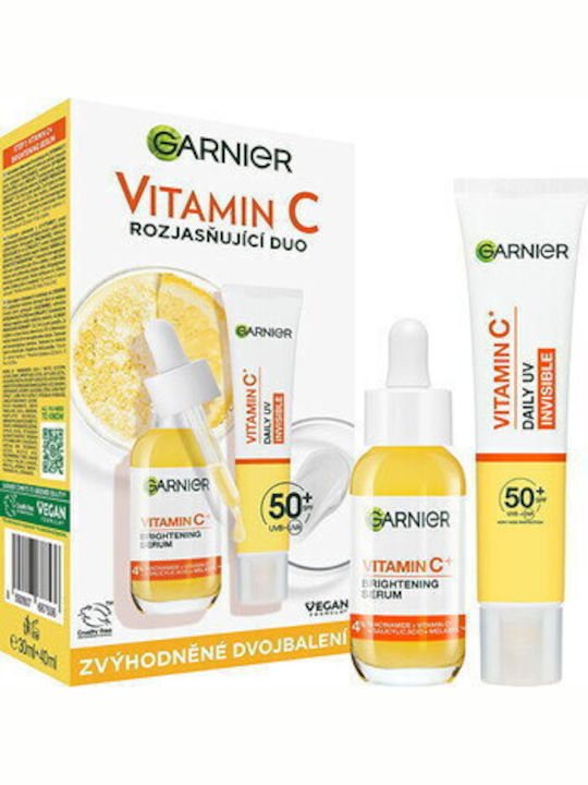 Garnier Vitamin C Комплект за грижа за лице за блясък Garnier Vitamin C Комплект за грижа за лице за блясък