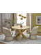 Houston 1964 Round Extendable Wooden Light Wood Colour 76x76cm