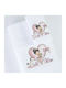 Borea Set Babyhandtücher 2 Stück Weiß 30x50cm