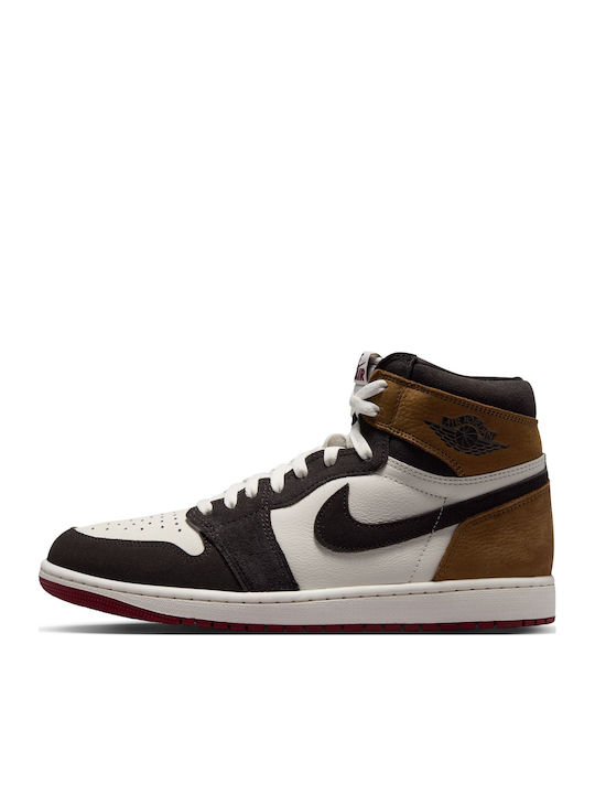 Air  1 Retro High OG "Love Letter" Мъжки Високи Shadow Brown / Light British Tan / Team Red