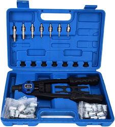 Set Riveter Scissors Ceiling M3 M12 110 Pieces Carrying Case Black