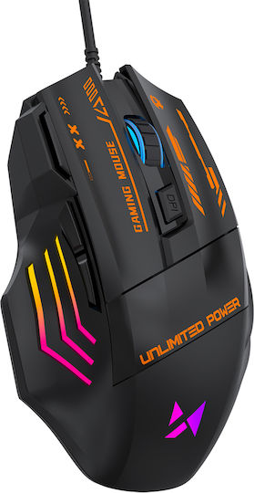 Wozinsky WMGK-1179W RGB Gaming Maus 7200 DPI Schwarz
