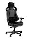 Noblechairs Epic Gaming Stuhl aus Künstliches Leder mit Verstellbaren Armlehnen Schwarze