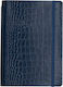 Type Center Daily Agenda A5 2027 Blue Leather 14x20.5cm (with Personalization)