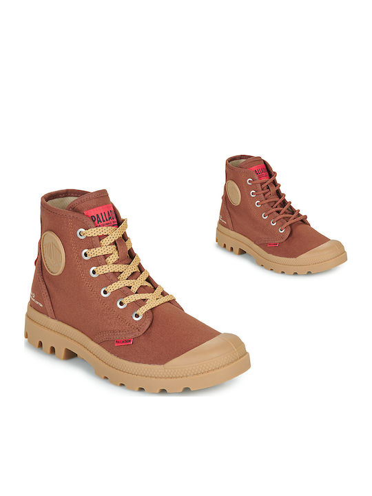 Palladium Pampa Дамски Високи Кафяви
