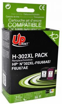 Uprint Pack of Compatible Inkjet Printer Cartridges HP Multiple (Color) 2 Pieces
