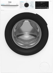 Beko Mașină de spălat rufe 10kg 1400 de rotații BM3WFU410415WB Beko Mașină de spălat rufe 10kg 1400 de rotații BM3WFU410415WB