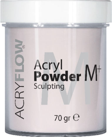 Acryflow Acryflow Acryl Pulver M+ Gel Falsche Nagelgel Perfektes Rosa 70gr