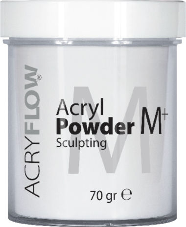 Acryflow Acryflow Acryl Pulver M+ Gel Falsche Nagelgel Klar 70gr