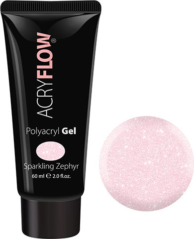 Acryflow Polyacryl Gel Falsche Nagelgel Sparkling Zephyr 60ml