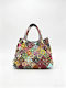 Leather Women's Multicolour Handbag